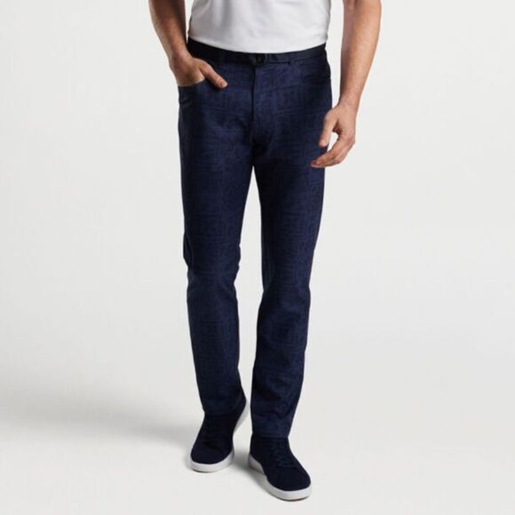 Peter Millar Crown Sport Paisley Pants 36/30 Golf‎ Pants NWT IN PACKAGING - Picture 2 of 7